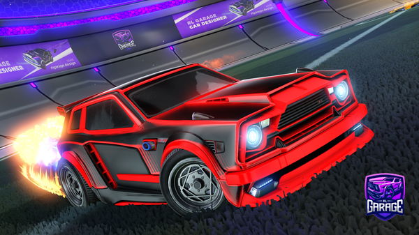 A Rocket League car design from xrimed