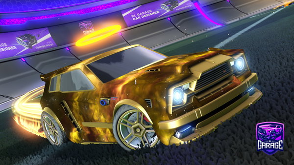 A Rocket League car design from YHELLEHY