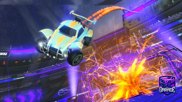 A Rocket League car design from npolidore22