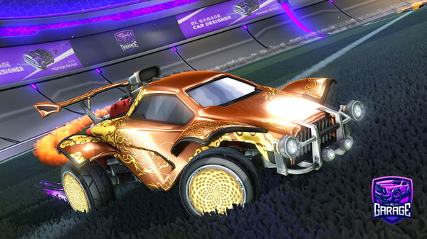 A Rocket League car design from YT_MisTik