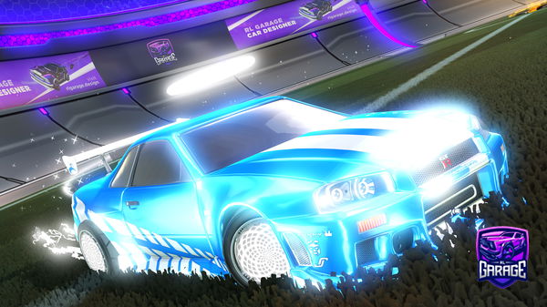 A Rocket League car design from Jdastoney