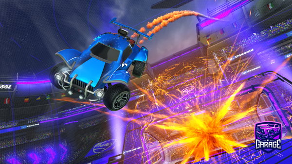 A Rocket League car design from Nick836a