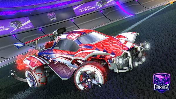 A Rocket League car design from JLA-PP