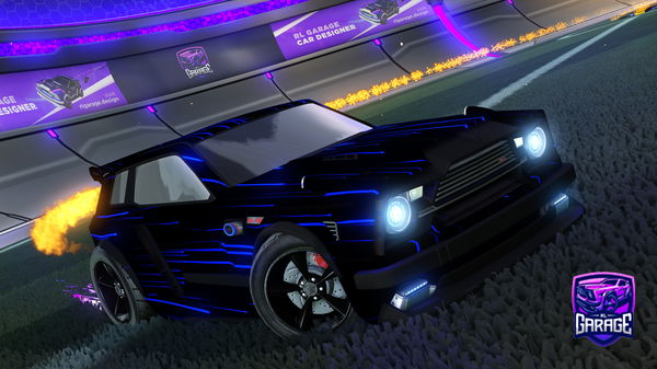A Rocket League car design from Caillou_894
