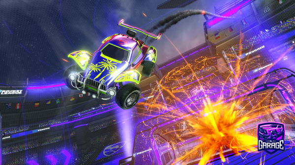 A Rocket League car design from Gyuctt