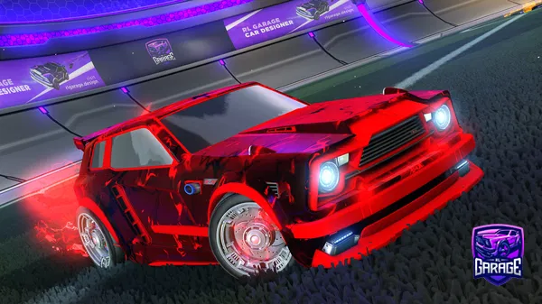 A Rocket League car design from Siqcatz