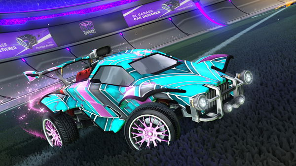 A Rocket League car design from GoBlitzy