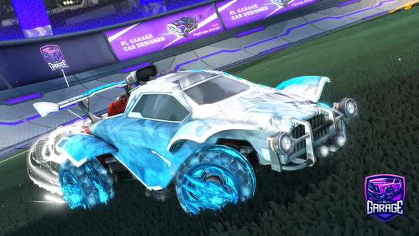 A Rocket League car design from gaviznotcool