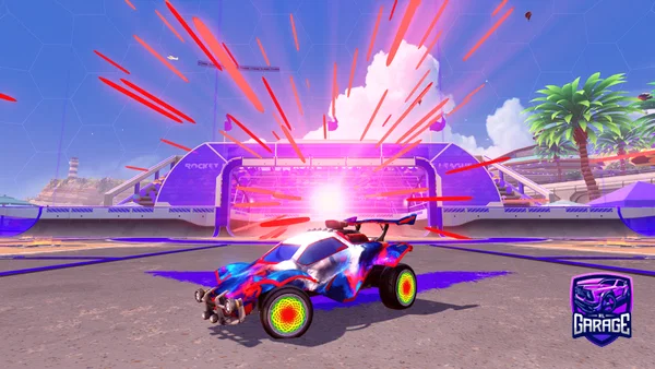 A Rocket League car design from Rezzzzzz1