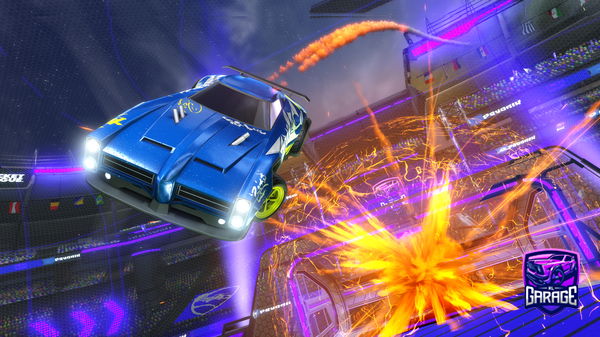 A Rocket League car design from Rpllnts