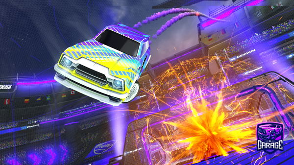 A Rocket League car design from Matasinho