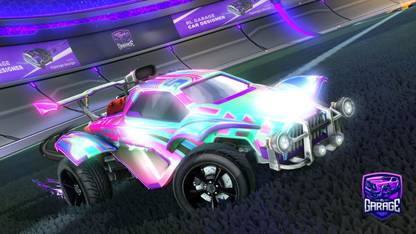 A Rocket League car design from Exonic_