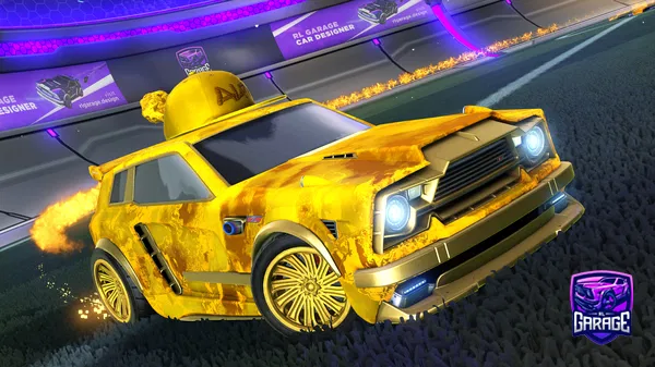 A Rocket League car design from Jaceisme