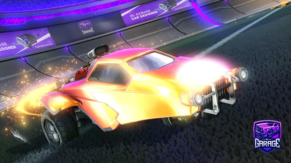 A Rocket League car design from GoBlitzy