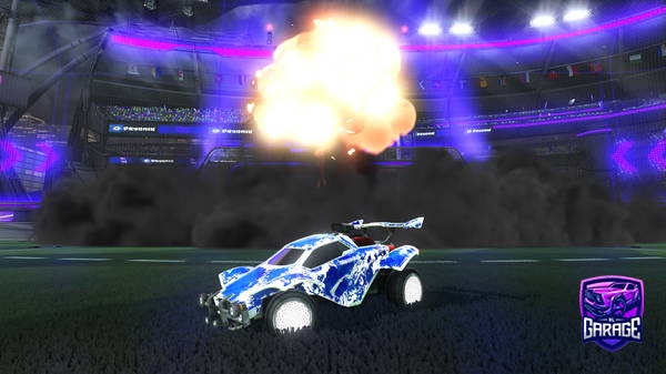 A Rocket League car design from Skull_rabu