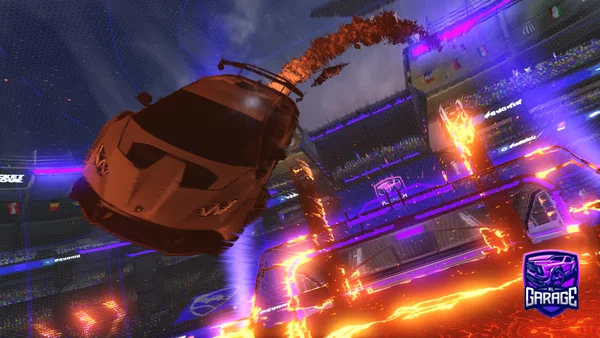 A Rocket League car design from BoldFire1428