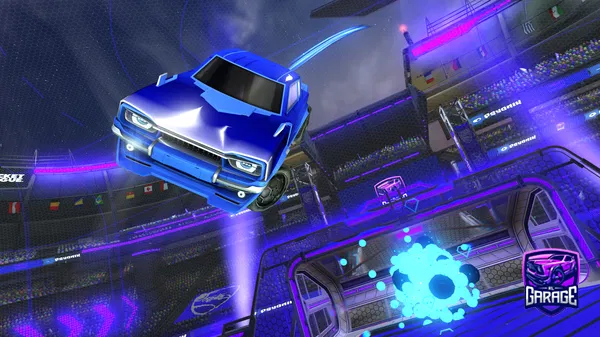 A Rocket League car design from Mazda3