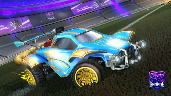 A Rocket League car design from randomzguy