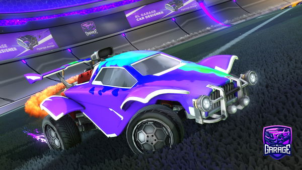 A Rocket League car design from Maliketh