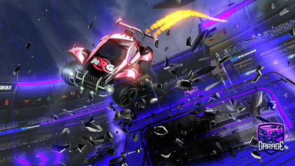 A Rocket League car design from cropzzv