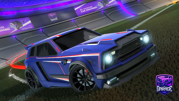 A Rocket League car design from Swanck