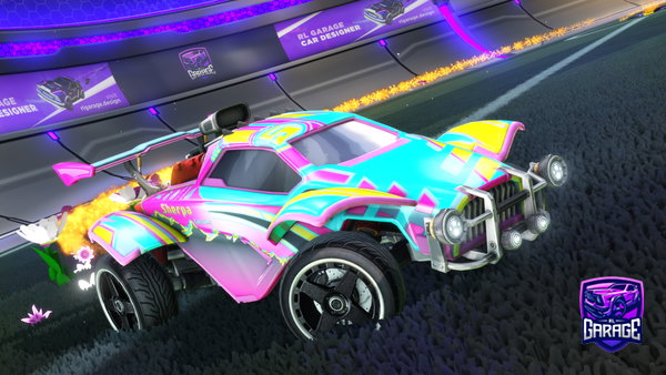 A Rocket League car design from LimeyLemonade