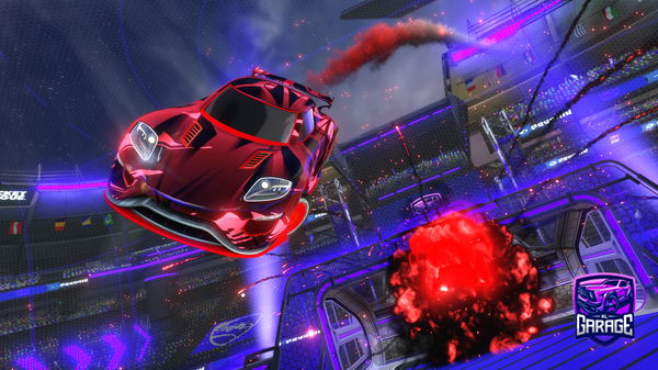 A Rocket League car design from Rileyw10