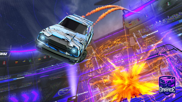 A Rocket League car design from Worldrage