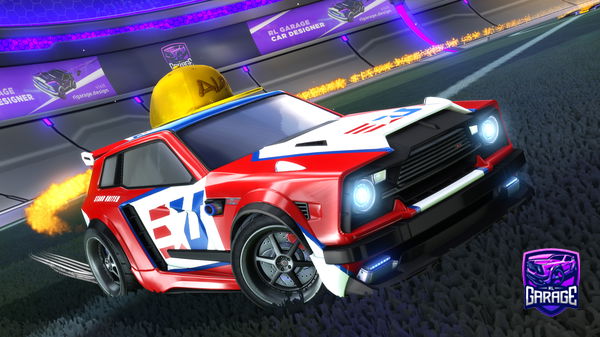 A Rocket League car design from Dekuleaf