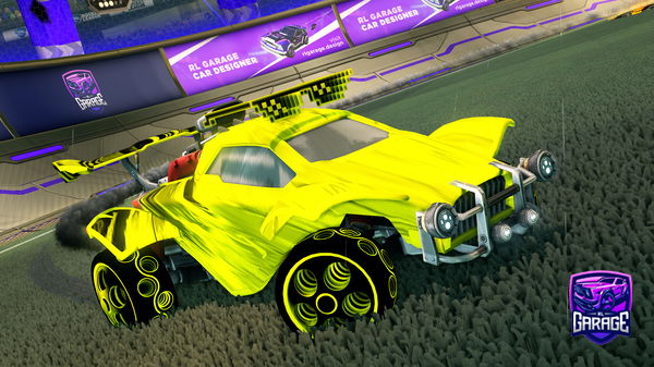 A Rocket League car design from BugattiB01