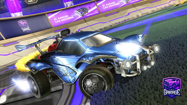 A Rocket League car design from Road_To_Infinity_Ez