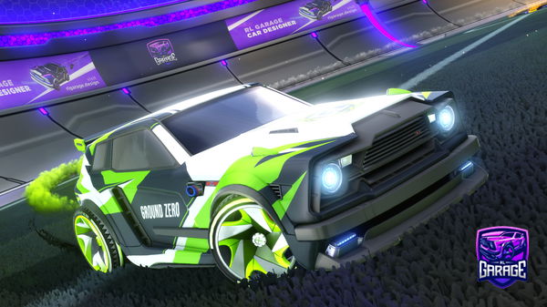 A Rocket League car design from lomono