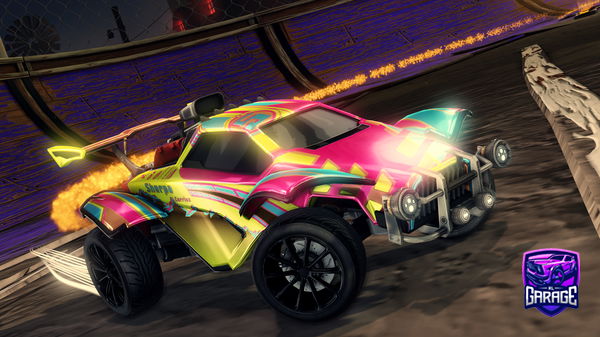 A Rocket League car design from GalyyRL