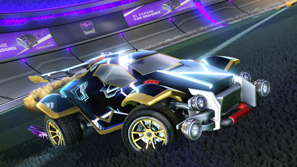 A Rocket League car design from GamerjackYT