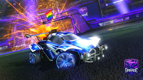 A Rocket League car design from Snowflake18