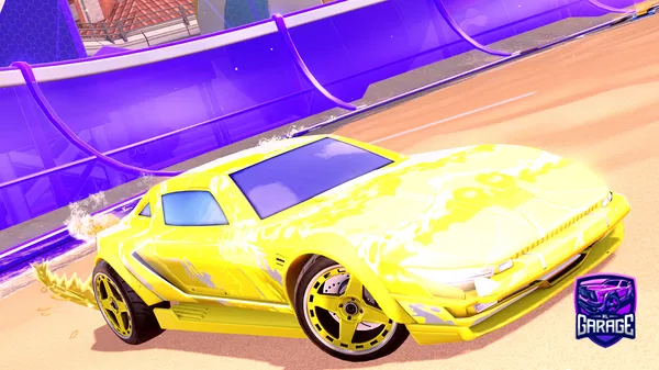 A Rocket League car design from Sleepless8