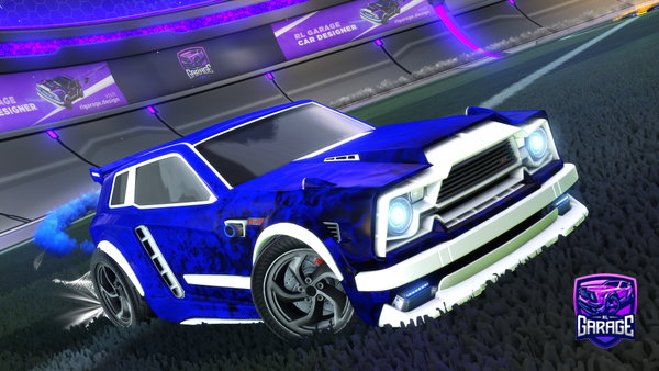 A Rocket League car design from ZeeGee