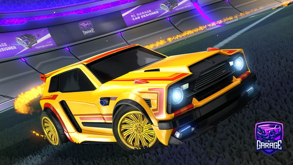 A Rocket League car design from MSereSM