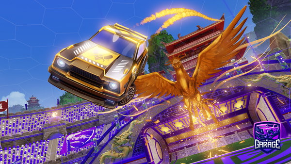 A Rocket League car design from malik2024