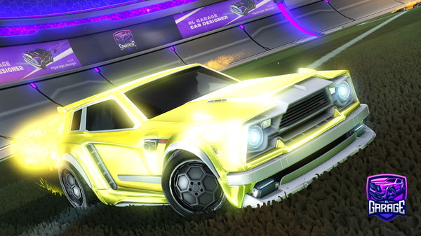 A Rocket League car design from SOLID_Joshie