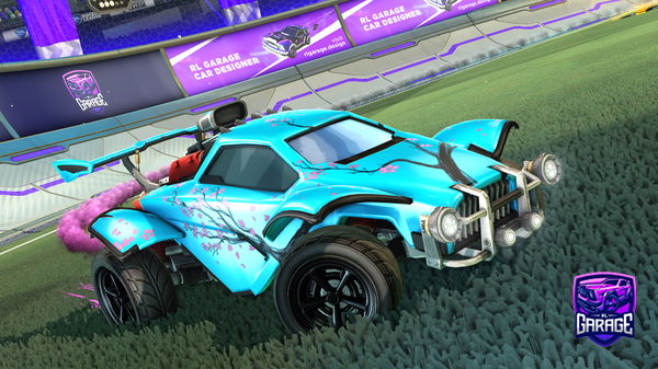 A Rocket League car design from boosted497