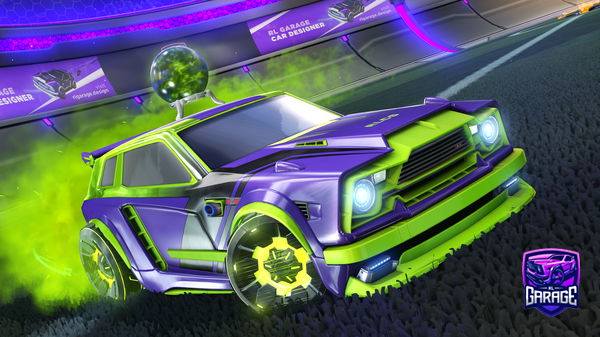 A Rocket League car design from Dreshark
