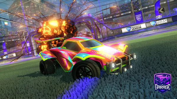 A Rocket League car design from ToastyCook
