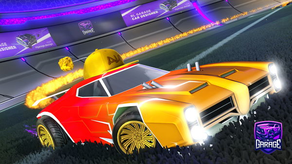 A Rocket League car design from Ninja89743