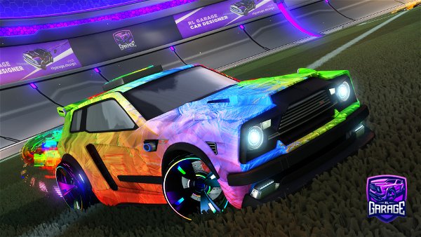 A Rocket League car design from OLDP1RATE