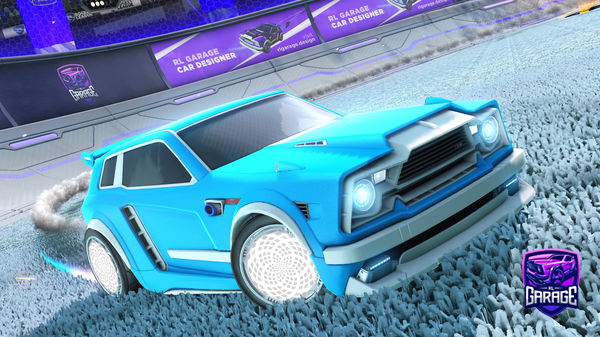 A Rocket League car design from PackerFan01