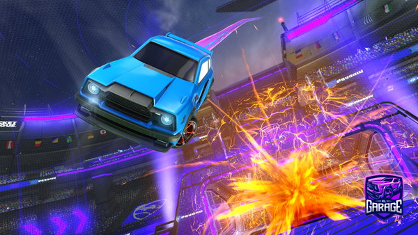 A Rocket League car design from churkam