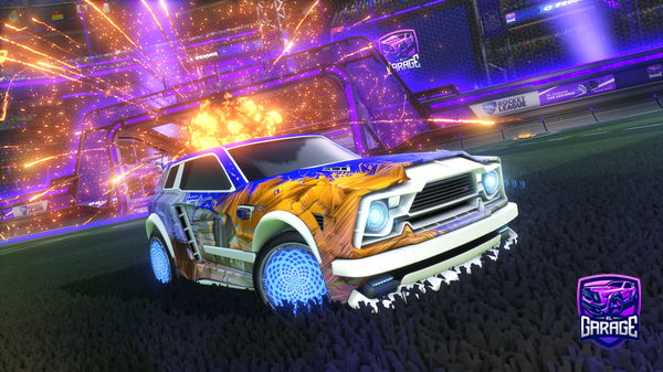 A Rocket League car design from Skyt-lkey