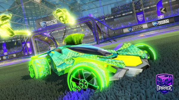 A Rocket League car design from scudy112