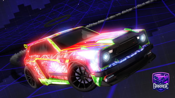 A Rocket League car design from lightning810